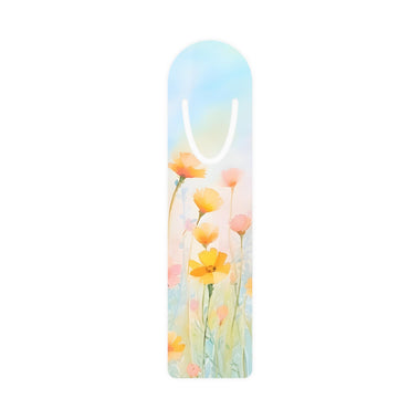 Springtime Blue Floral Bookmark