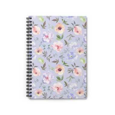 Purple Petals Spiral Notebook