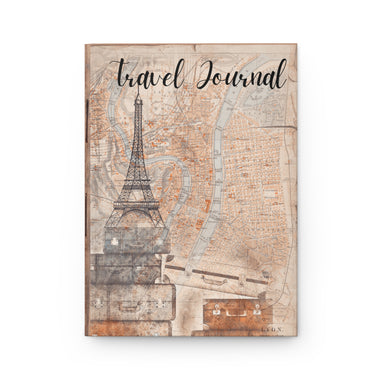 Vintage Travel Hardcover Journal