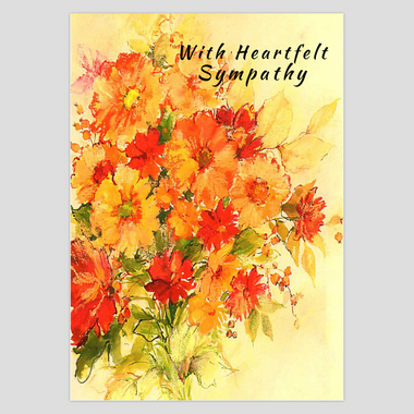 Comforting Care Sympathy Card