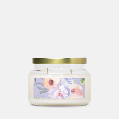 Lavender Bouquet Candle Apothecary Jar (Double Wick - 12 oz)