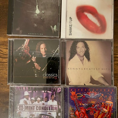 Jazz CDs Lot (6): Boney James, Kenny G, Santana, Mint Condition