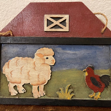 Rustic Charm Farmhouse and Animals Home Decor Plaque