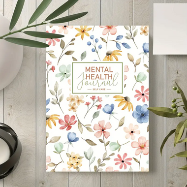 Daily Mental Health Journal - 80-day Self-Care Tracking Diary