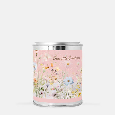 Wildflower Infused: Vegan Candle Paint Can (Hand Poured 16 oz.)