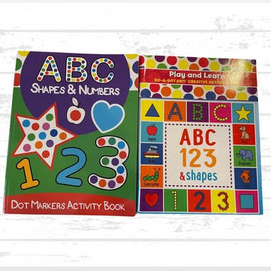 (2) Dot Markers Creative Activity Books ABC, Numbers & Shapes
