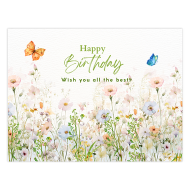 Wildflower Celebration Birthday Wishes
