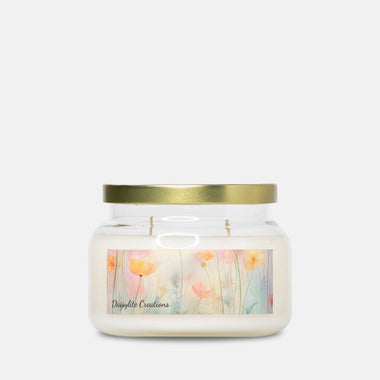 Peach & Floral Infusion: Apothecary Candle Jar (Double Wick 12 oz)