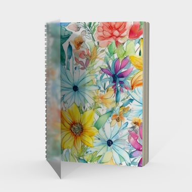 Floral Inspiration Notebook (With Cover)