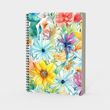 Floral Inspiration Notebook (Without Cover)