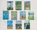 Claude Monet's Fine Arts Notecards ( 10 Pack)