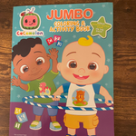 (4) Coloring, Activity and Sticker Pads: Cocomelon, Marvel Avengers, trolls, Minecraft
