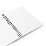 Springtime Blue Floral Spiral Notebook - Ruled Line
