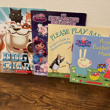 Peppa the Pig with three other Children Books: Lot of 4