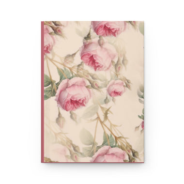 Vintage Pink Floral Hardcover Journal