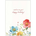 Colorful Meadow Birthday  Card