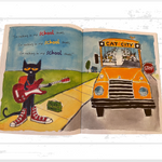 (3) Scholastic Books:  Pete the Cat, Chester The Brave, Dinosaurs Christmas