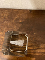 3D Laser Etched Crystal Paperweight of Praying hands