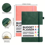 PU Leather Budget Planner Notebook With Expense Tracker and Monthly Budget