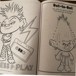 (4) Coloring, Activity and Sticker Pads: Cocomelon, Marvel Avengers, trolls, Minecraft