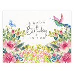 Bluebird Bliss Birthday Card