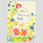 Just a Note Yellow Mustard Card