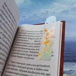 Springtime Blue Floral Bookmark