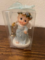 Lunaura Religious Keepsake-Baby Boy Angel Holding a Bell