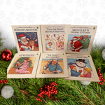 Leap Frog: (6-set) Vintage My Little Christmas Books by Carolyn Quattrocki