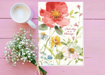 Colorful Meadow Birthday  Card