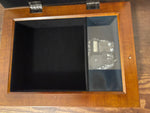Vintage Sankyo Wooden Musical Picture Frame Jewelry Box