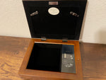 Vintage Sankyo Wooden Musical Picture Frame Jewelry Box