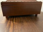 Vintage Sankyo Wooden Musical Picture Frame Jewelry Box
