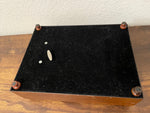 Vintage Sankyo Wooden Musical Picture Frame Jewelry Box