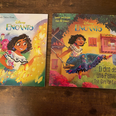Disney Encanto Books Lot of 2: (One Book in Spanish and English)