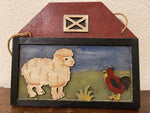 Rustic Charm Farmhouse and Animals Home Decor Plaque
