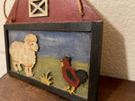 Rustic Charm Farmhouse and Animals Home Decor Plaque