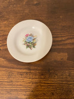 Vintage Small Lusterware Floral Designed Plate