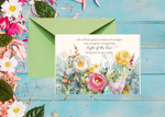 Garden Fullness Get Well Inspirational Card
