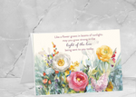 Garden Fullness Get Well Inspirational Card