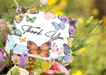 Graceful Butterfly Thank You Notecards (8 pack)