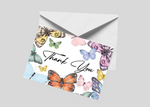 Graceful Butterfly Thank You Notecards (8 pack)