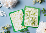 Tropical Foliage: Nature-Inspired  Handmade Notecards (8 pack)