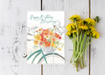 Happy Poppies - Birthday Card