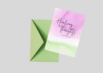 Healing Thoughts Get Well  Card