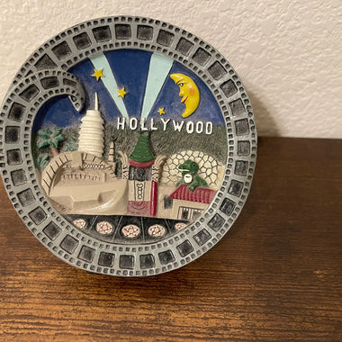3-D Hollywood, CA Souvenir Plaque