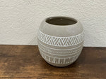 Dual Round Ceramic Planters by Natalie de Ranieri