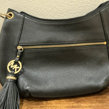 Michael Kors pebbled leather hobo shoulder bag