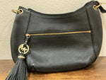 Michael Kors pebbled leather hobo shoulder bag