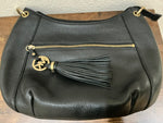 Michael Kors pebbled leather hobo shoulder bag